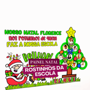 Painel “Rostinhos de Natal”