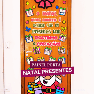 Painel de Porta – Presentes de Natal
