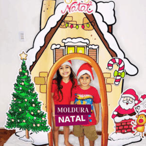 Moldura Natal – Um cenário encantador para registrar memórias inesquecíveis!