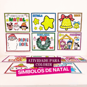 ATIVIDADES PARA COLORIR SÍMBOLOS DE NATAL