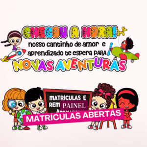Painel “Matrículas e Rematrículas Abertas” – Um Convite Lúdico para um Novo Ano!