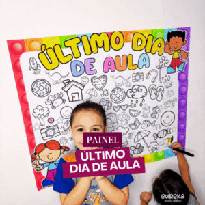 Painel Pintura Coletiva “Último Dia de Aula”