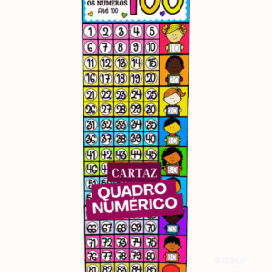 CARTAZ QUADRO NUMÉRICO