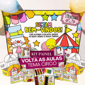 Kit Painel Volta às Aulas – Circo da Alegria
