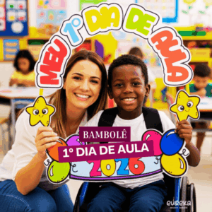 Bambolê para Fotos – Primeiro Dia de Aula