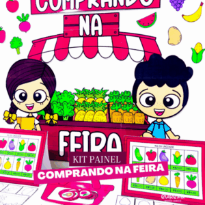 KIT PAINEL COMPRANDO NA FEIRA