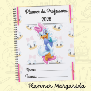 PLANNER PROFESSOR 2026 - MARGARIDA