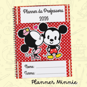 PLANNER PROFESSOR 2026 - MICKEY E MINIE
