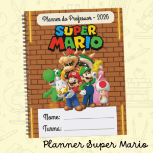 PLANNER PROFESSOR 2026 - MARIO BROS