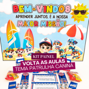 Kit Volta às Aulas – Patrulha Canina Pool Party