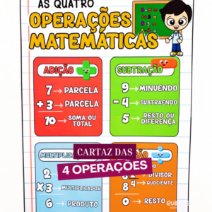 CARTAZ DAS 4 OPERAÇÕES