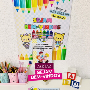 CARTAZ SEJAM BEM-VINDOS