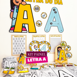 Kit Letra A – Alfabetização com sentido, ludicidade e intenção pedagógica