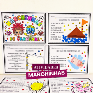 Kit de Atividades de Artes com Marchinhas de Carnaval
