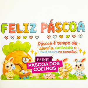 Painel de Páscoa – Um cenário encantador para sua sala
