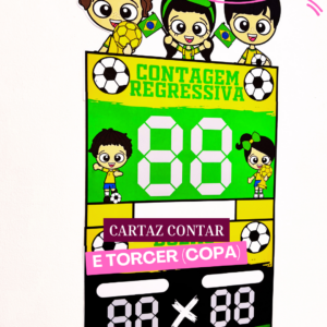 Cartaz Contar e Torcer (Copa)
