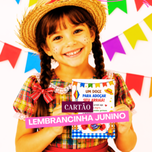 Cartão Lembrancinha  Junino