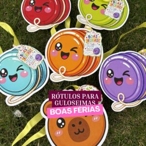 Rótulos para Guloseimas – Boas Férias