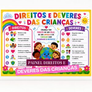 Painel Direitos e Deveres das Crianças