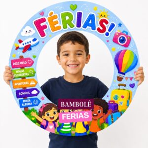 Bambolê Moldura para Foto de Férias