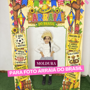 Moldura para Foto Arraiá do Brasil