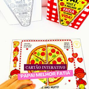 Cartão Interativo Papai Melhor Fatia
