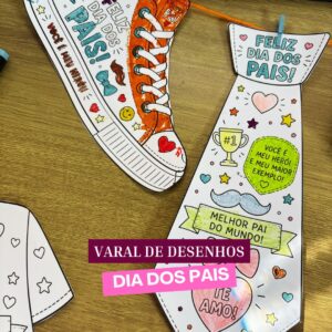 Varal de Desenhos – Dia dos Pais