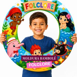 Moldura Bambolê Folclore