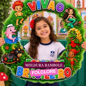 Moldura para Bambolê – Folclore