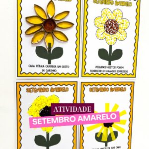 Atividade de Arte para o Setembro Amarelo