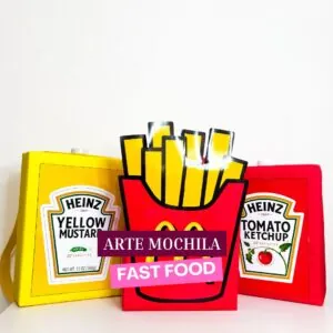 Arte Mochila Fast Food